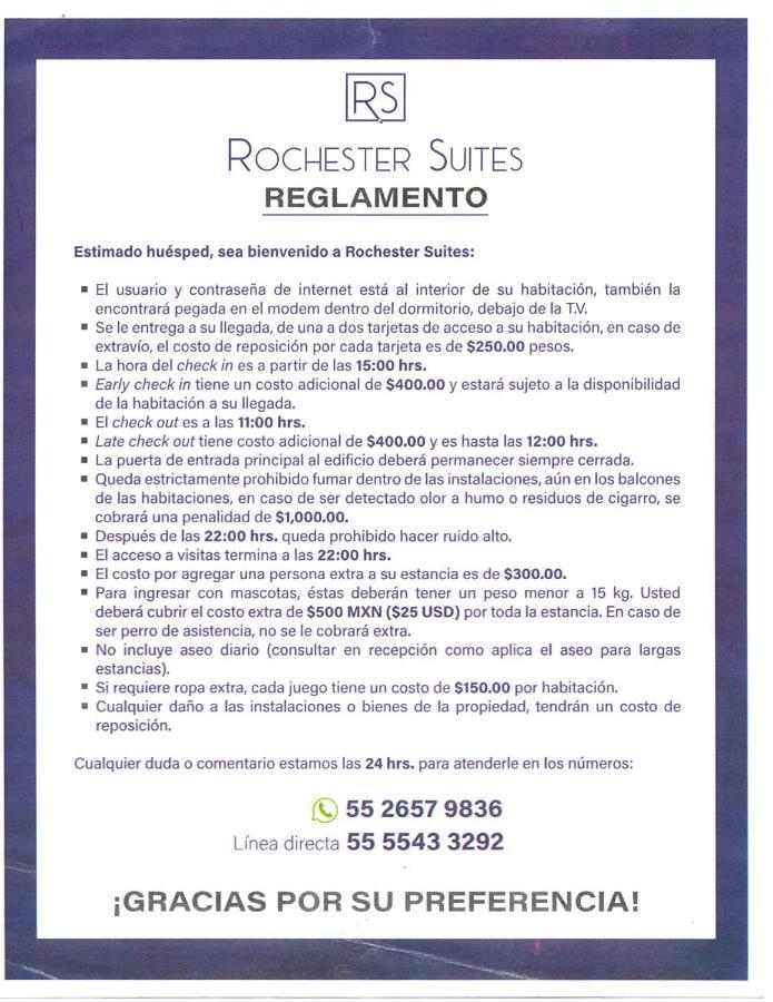 Rochester 10 Città del Messico Esterno foto